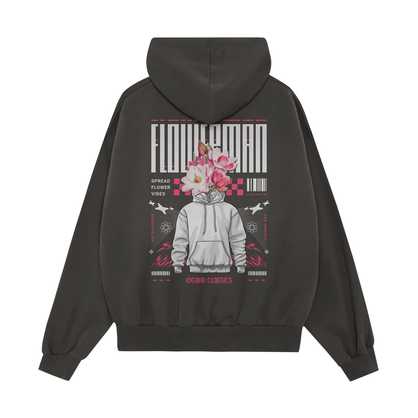 Flowerman Premium Fleece Hoodie